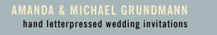 AMANDA + MICHAEL GRUNDMANN