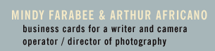 MINDY FARABEE & ARTHUR AFRICANO